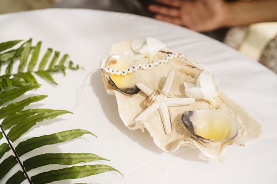 Wedding details on La Digue