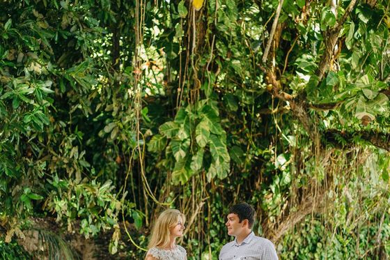 Bride and groom together in the Seychelles