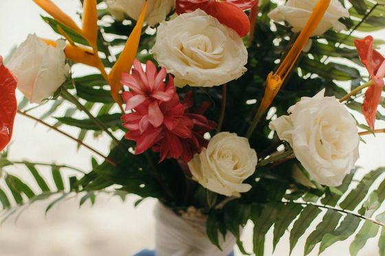 Wedding details in the Seychelles