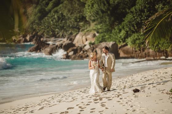 A golden-hour walk below granite and palms